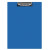 Clipboard dublu, A4, PVC, buzunar, albastru, Q-CONNECT