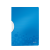 Dosar din plastic, cu clip, albastru metalizat, LEITZ WOW ColorClip