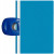 Dosar din plastic, cu sina, albastru, ESSELTE VIVIDA_ES15386-1