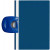 Dosar din plastic, cu sina, albastru inchis, ESSELTE_ES15389-1