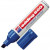 Marker permanent, varf retezat, 2-7mm, corp aluminiu, albastru, EDDING 500