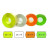 Etichete autoadezive pt. marcatoare, 26 x 16mm, 1000 etichete/rola, portocaliu fluorescent, PRIX