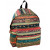 Rucsac, vintage, motiv etno, cu flori, PIGNA School Friendly Oxigen Canvas