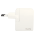 Duo-incarcator universal USB pentru perete, 12W, alb, LEITZ Complete