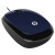 Mouse optic HP X1200, 1200 dpi, USB, Revolutionary Blue