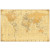 Harta plastifiata, lumea vintage, 160 x 120cm, bagheta lemn, STIEFEL
