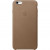 Husa de protectie Apple pentru iPhone 6s Plus, Piele, Brown