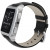 SmartWatch VECTOR Watch Meridian, argintiu, curea din piele neagra