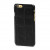 Carcasa iPhone 6, negru, textura piele de crocodil, FEDON
