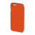 Carcasa iPhone 6, portocaliu, din piele de bovina, FEDON