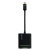 Mini Display Port in Adaptor VGA, negru, LEITZ Complete