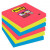 Notes autoadeziv (6 seturi), 76 x 76mm, 90 file/set, 3 culori neon, POST-IT Super Sticky 654-6SS-JP