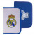 Penar neechipat, 1 fermoar, 2 extensii, alb si albastru, PIGNA Real Madrid