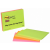 Notes autoadeziv pentru conferinte (4 seturi), 210 x 149mm, 45 file/set, 4 culori neon, POST-IT Super Sticky 6845-SS EU