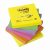 Notes autoadeziv, 76 x 76mm, 6 x 100 file/pachet, diferite culori intense, POST-IT Z-Notes R330-NR