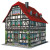 Puzzle 3D Casa medievala, 216 piese, RAVENSBURGER Puzzle 3D