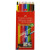 Creioane colorate cu guma, 12 culori/set, FABER CASTELL