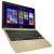 Laptop ASUS EeeBook X205TA-BING-FD0039BS, Intel Atom Z3735F pana la 1.83GHz, 11.6", 2GB, eMMC 64GB, Intel HD Graphics, Windows 8.1, Gold