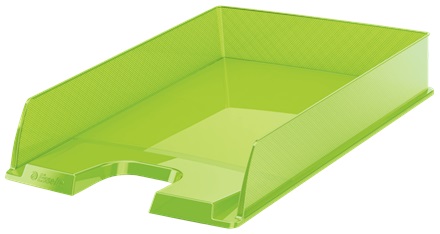 Tavita documente, verde transparent, ESSELTE Europost