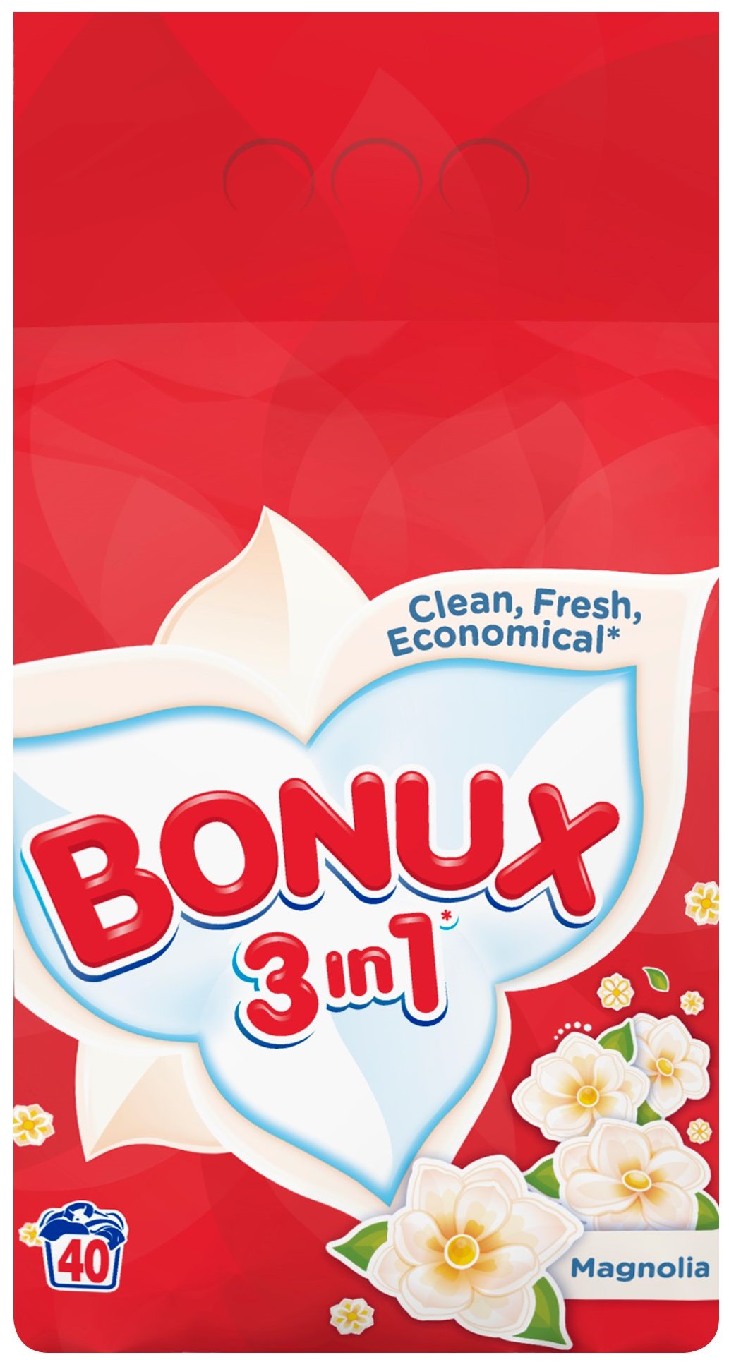 Detergent rufe, automat, 4kg, BONUX Magnolia
