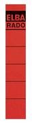 Etichete autoadezive pt. bibliorafturi, 34 x 190mm, rosu, 10 buc/set, ELBA
