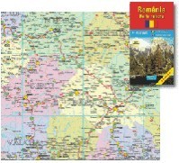 Harta pliata, Romania rutiera, 70 x 100cm, AMCO PRESS