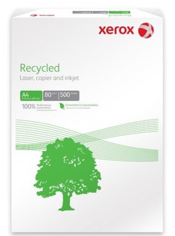 Hartie reciclata A4, 80 g/mp, 500 coli/top, XEROX Recycled