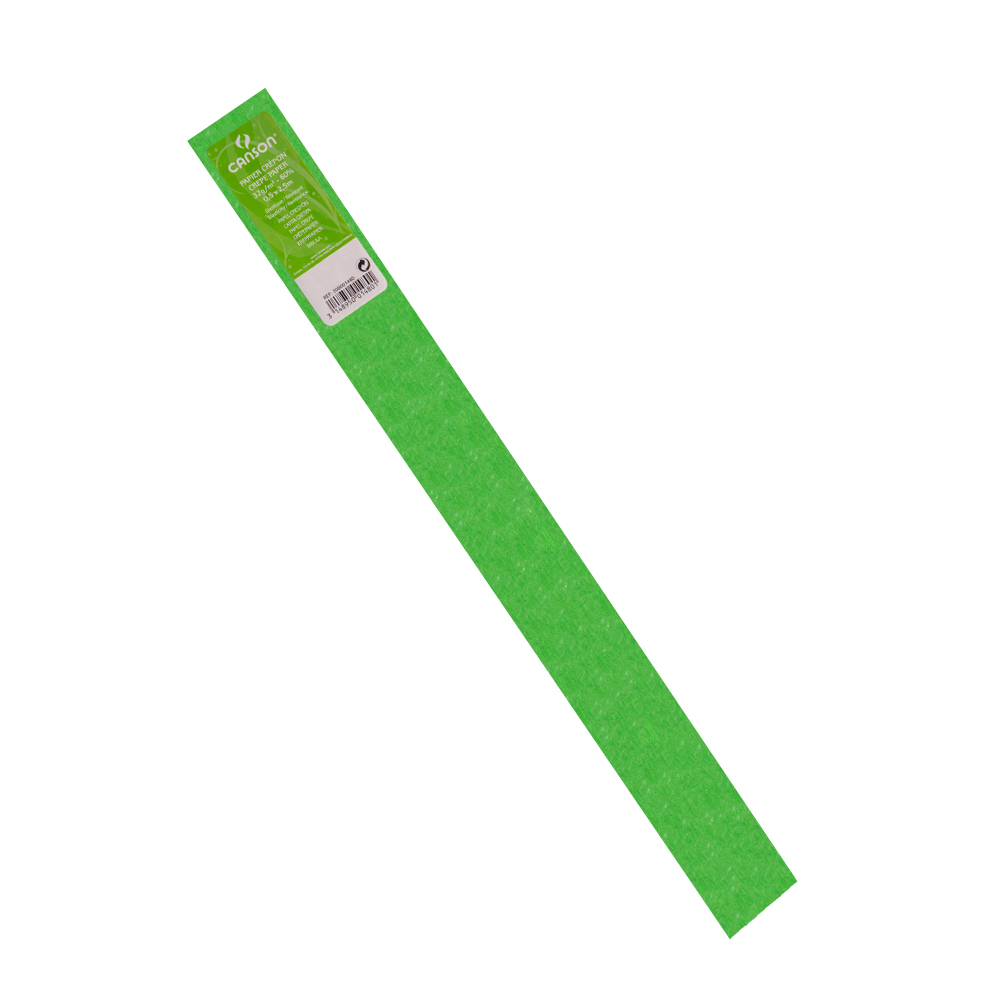 Hartie creponata 50 x 250cm, verde crud (vert printem), CANSON