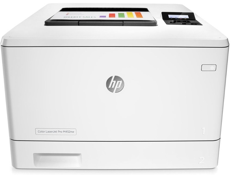 Imprimanta laser color HP LaserJet Pro M452nw, A4, USB, Retea, Wi-Fi