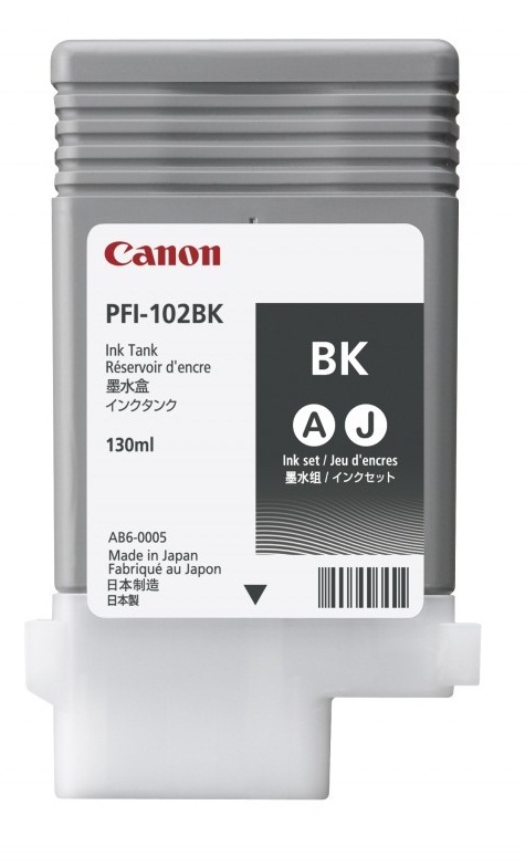 Cartus, black, CANON PFI-102BK