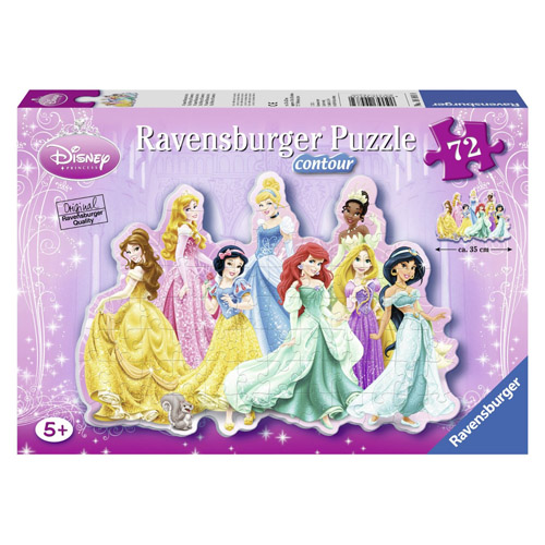 Puzzle printesele Disney, 72 piese, RAVENSBURGER