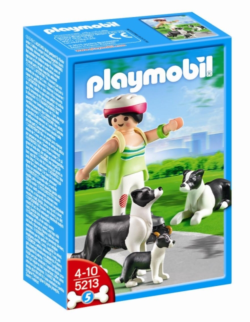 Caine collie cu pui PLAYMOBIL Life in the City