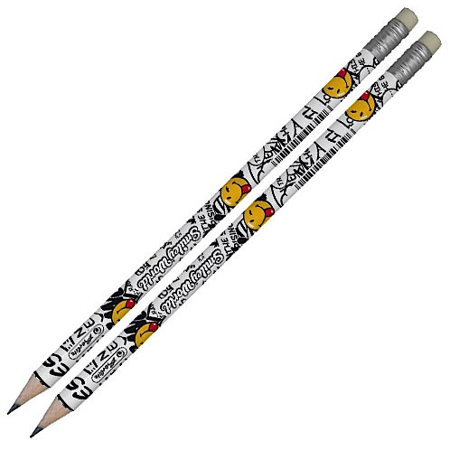 Creion cu mina grafit HB 2 buc/set HERLITZ Smiley World Rock