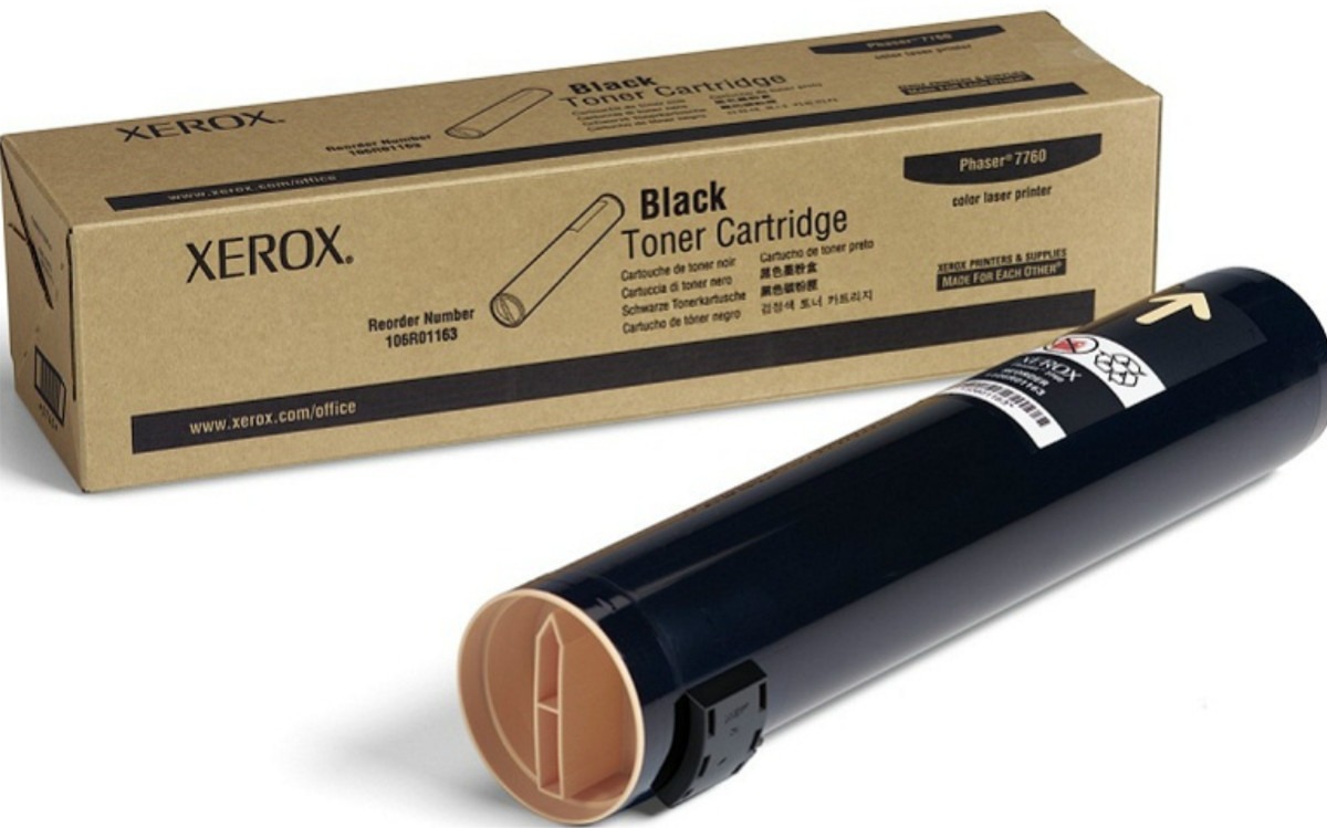 Toner, black, XEROX 106R01163