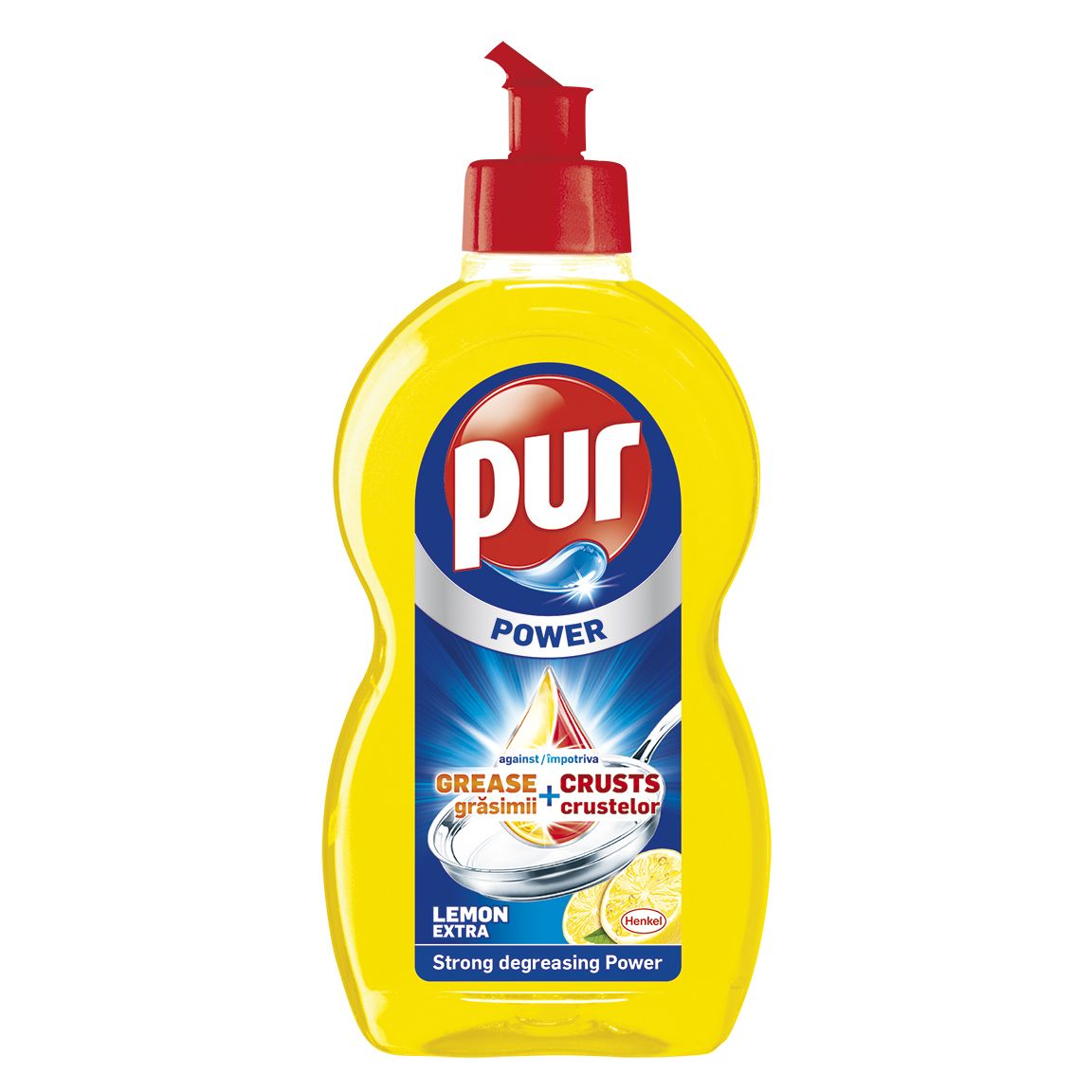 Detergent de vase PUR Duo Power Lemon, 450ml