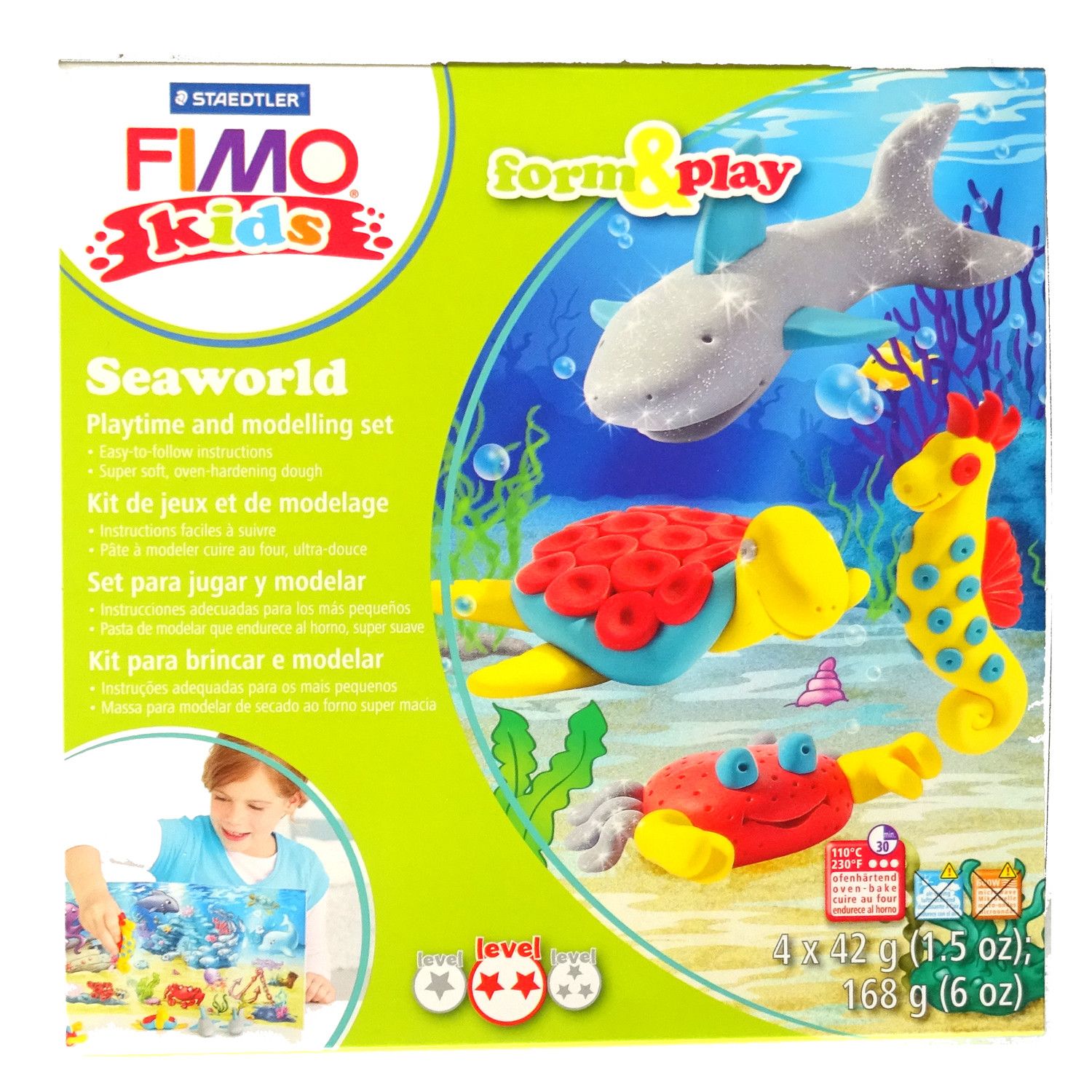 Set modelaj Fimo Kids - Form and Play - Seaworld, STAEDTLER