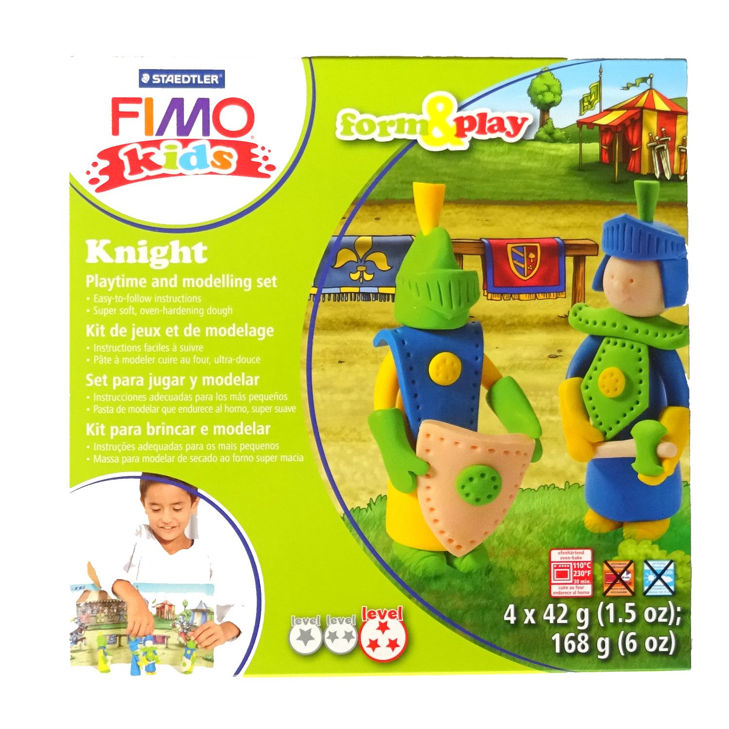Set modelaj Fimo Kids - Form and Play - Knights, STAEDTLER