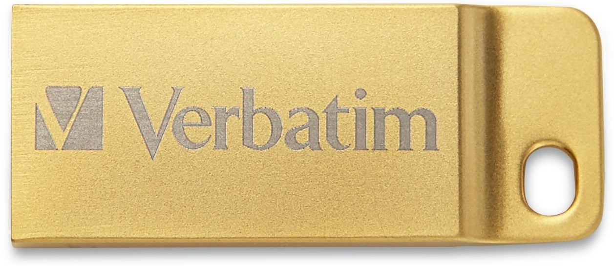 Stick USB 16GB VERBATIM Metal Exclusive USB 3.0, Gold