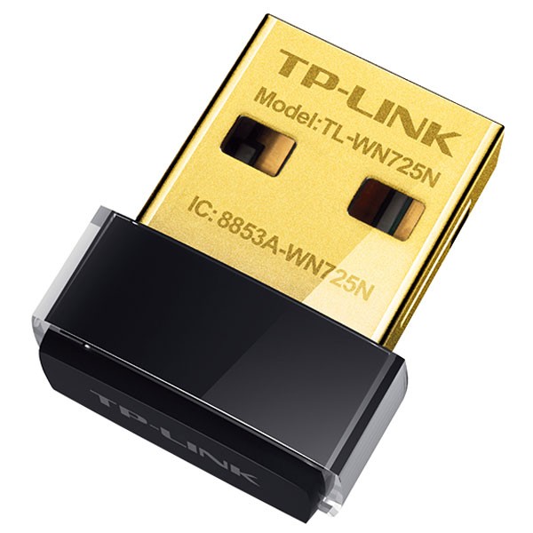 Adaptor USB Wireless TP-LINK TL-WN725N, 150Mbps, negru